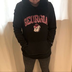 Champion Brand hoodie with Georgia Gymdawgs logo